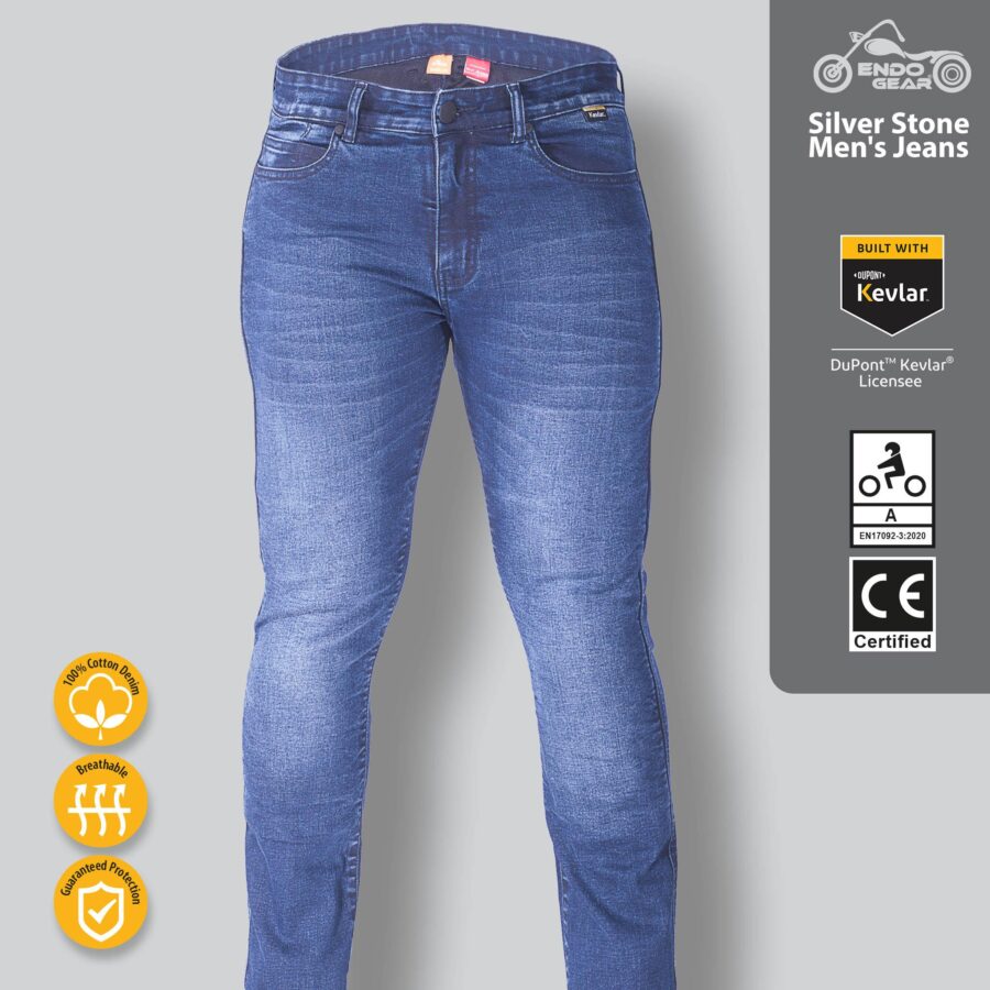 Lavendro Men's Regular Fit Denim Jeans – Durable Everyday Comfort