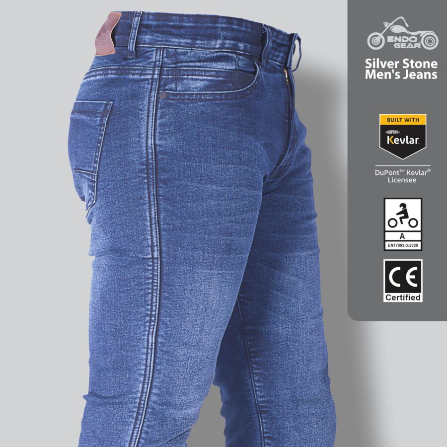 Lavendro Men's Regular Fit Denim Jeans – Durable Everyday Comfort - Image 3