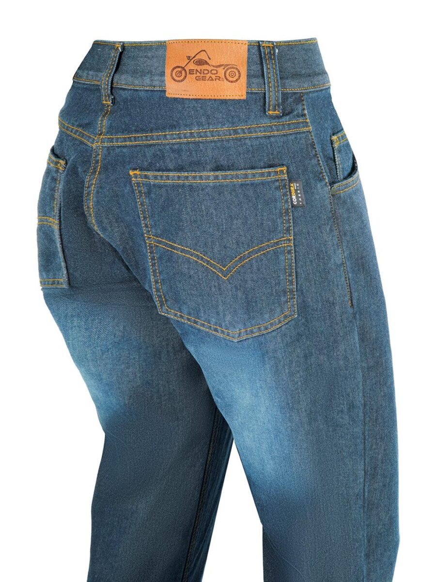 Lavendro Custom Fit Speed King Blue Cordura Denim Jeans – Durable & Stylish - Image 4