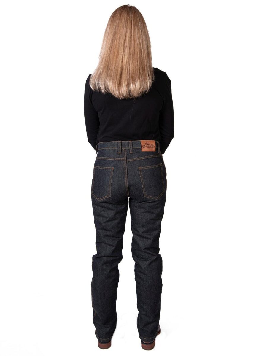 Lavendro Women’s Biker Denim Jeans – Slim Fit with Reinforced Knee Pads - Image 5