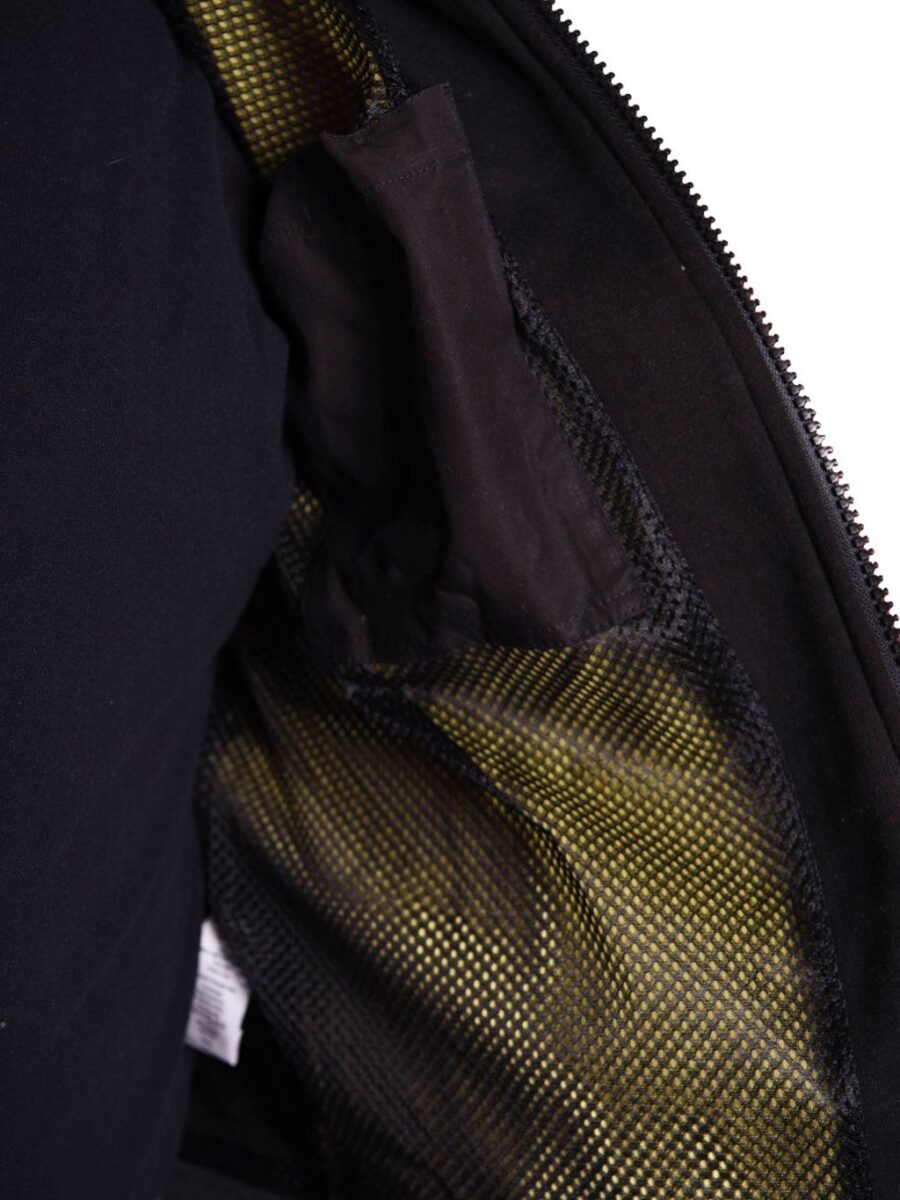 Lavendro Armored Motorcycle Hoodie – Black Protective Riding Jacket - Image 5