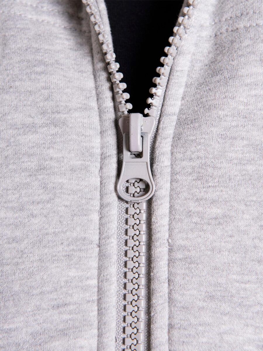 Lavendro Armored Motorcycle Hoodie – Grey/Black Protective Riding Jacket - Image 4