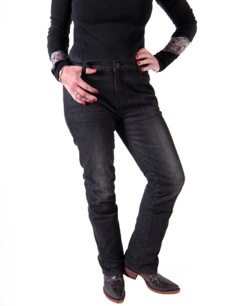 Lavendro Women’s Black Cruiser Denim Jeans – Sleek & Durable Fit