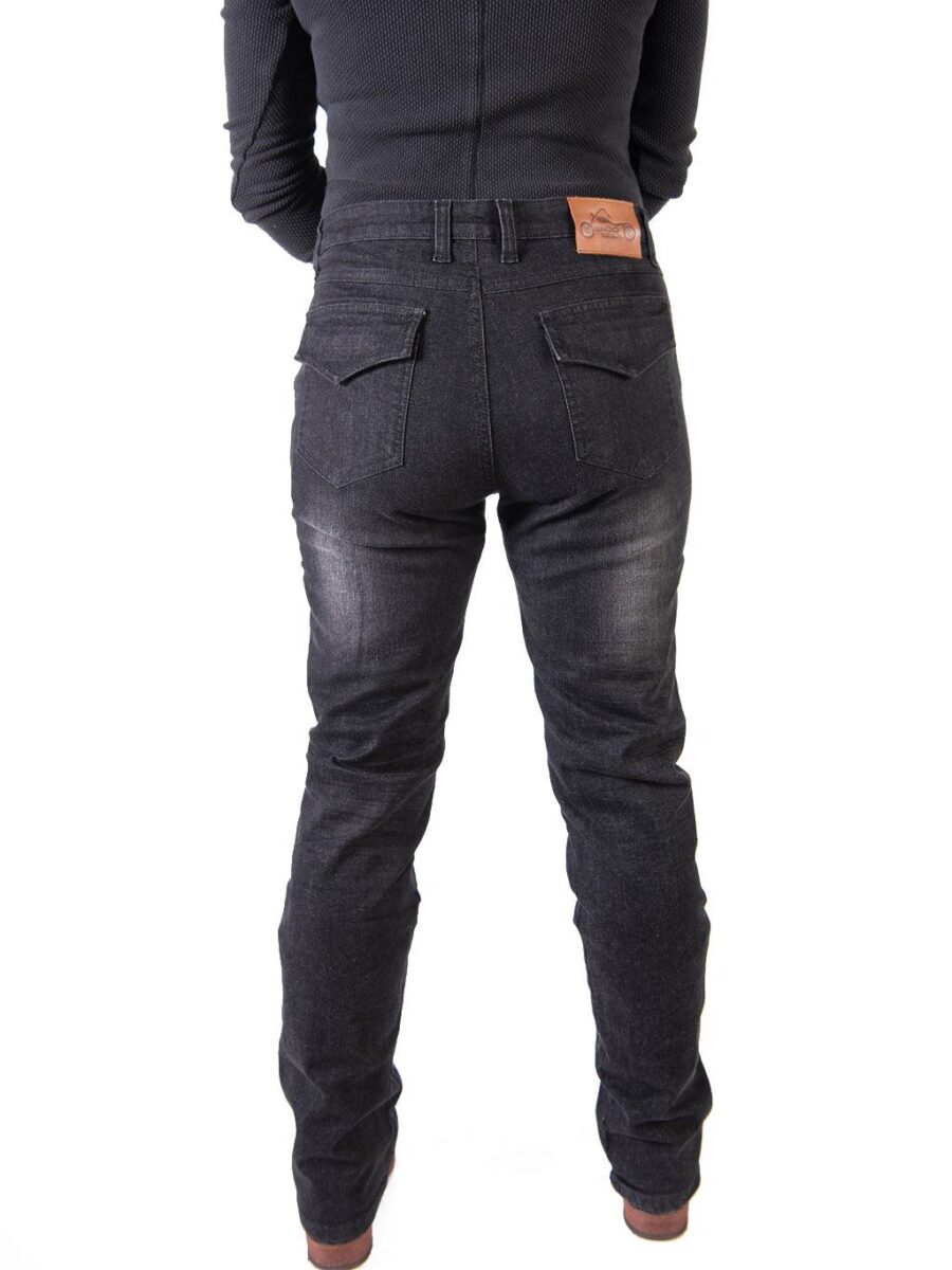 Lavendro Women’s Black Cruiser Denim Jeans – Sleek & Durable Fit - Image 2