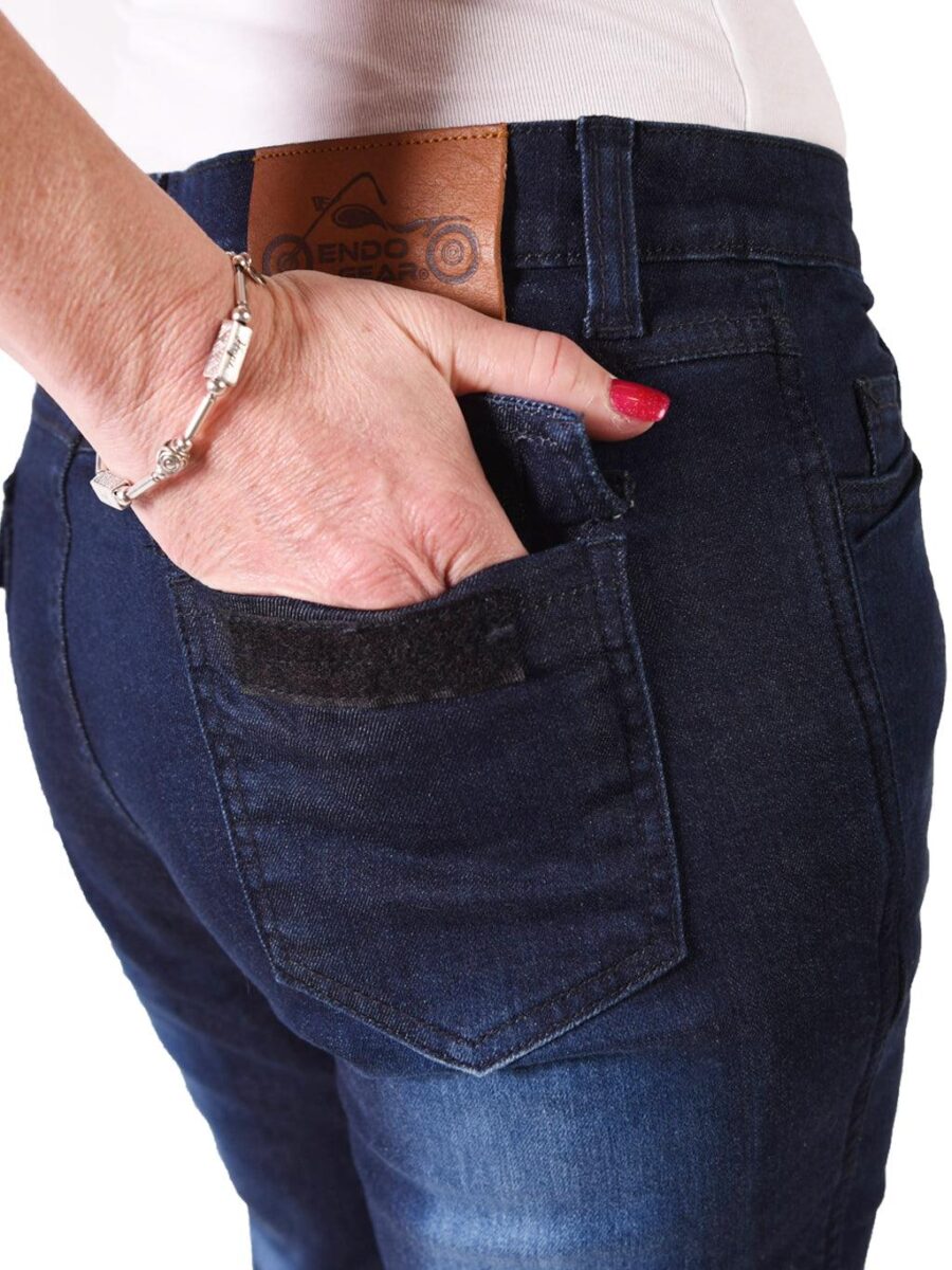 Lavendro Women’s Blue Detroit Steel Denim Jeans – Durable & Stylish Fit - Image 6